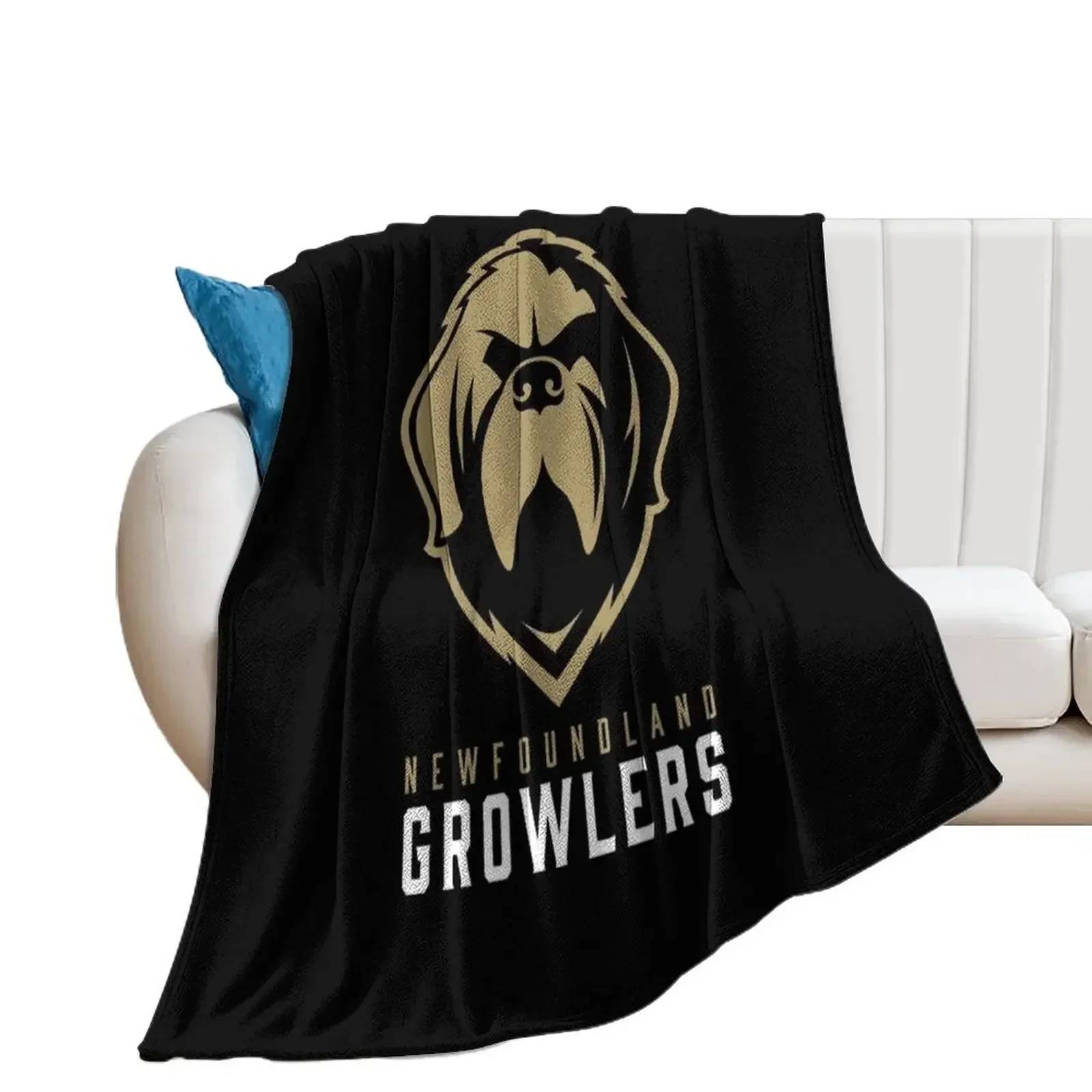 Newfoundland Growlers Throw Blanket Custom Warm Blankets