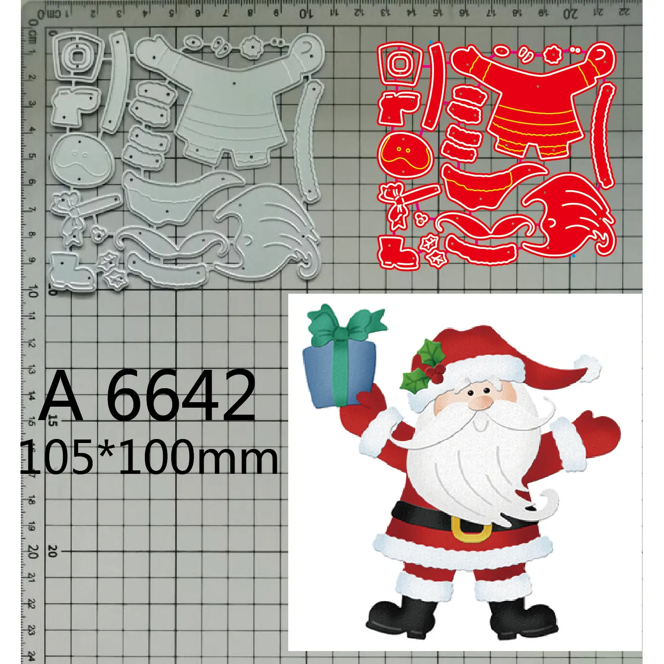 New 2023 Metal Cutting Dies Santa Claus Gift diy Scrapbooking Photo Album Decorative Embossing PaperCard Crafts Dies