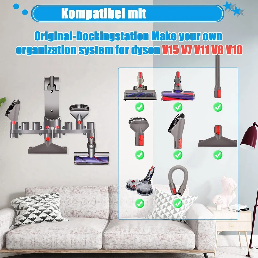 Accessories Bracket for Dyson V15 V11 V10 V8 V7 Vacuum Cleaner Holder Accessories Wall Mount