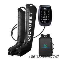 6 Chambers with 5200mAh Custom Logo Air Pump Compression Pressure Therapy Recovery Boots Full Leg Massager System Machine