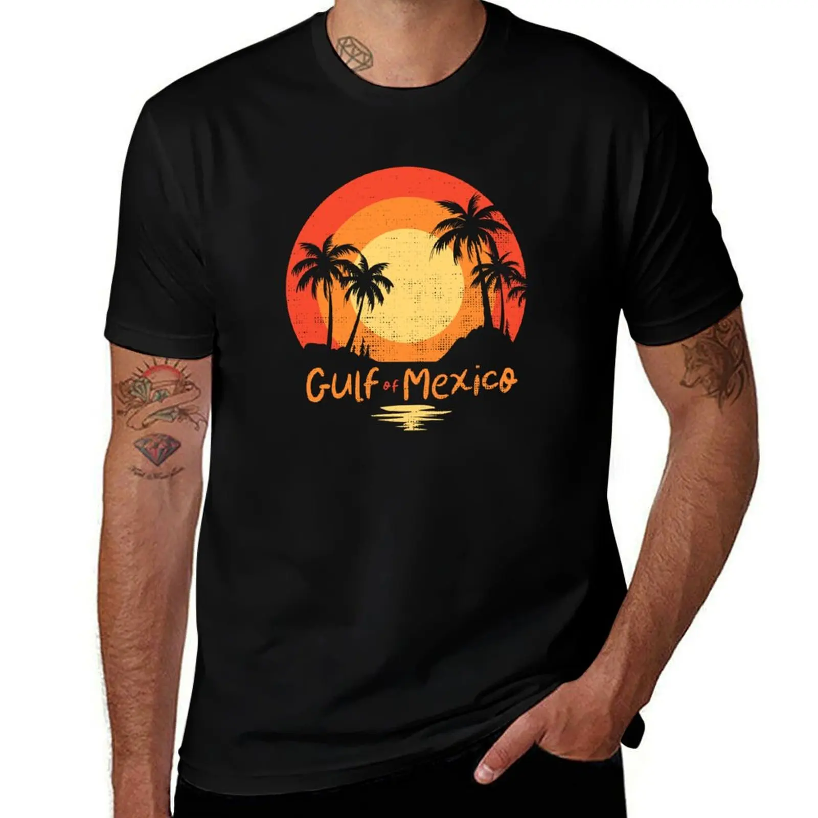 

Gulf of Mexico Forever Sunset T-Shirt funny costumes custom shirt heavyweights customs tee shirts for men