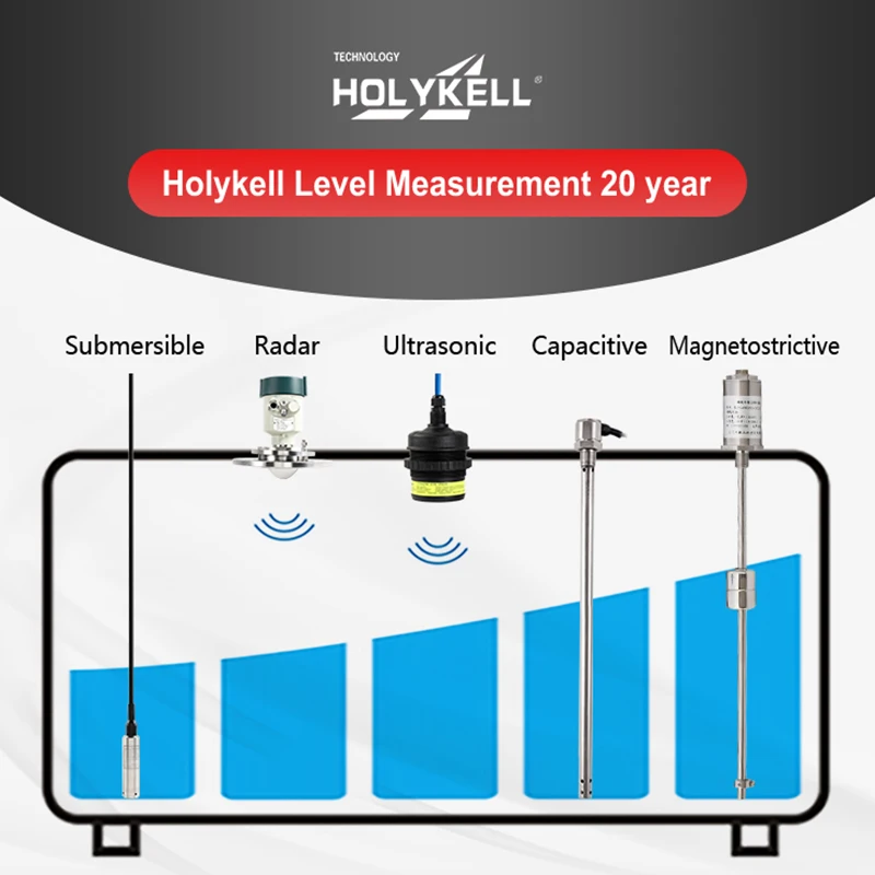 New Low 0-10v 4-20ma Analog Liquid Digital Water Tank Pool Well Level Sensor Pressure Transmitter For Acid Tank Dairy Price