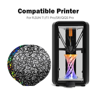 ENERGETIC Flsun T1/V400/S1 Magnetic Plate Dia 270/309/330mm Double Sided Printing Flexible Smooth PEO/PET/PEY 3d Printer HeatBed