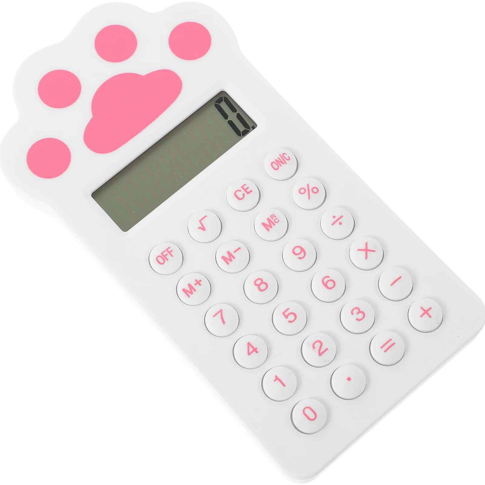 Solar Cartoon Portable Calculator Small Size Pocket Calculator for Students Office Arithmetic Calculation