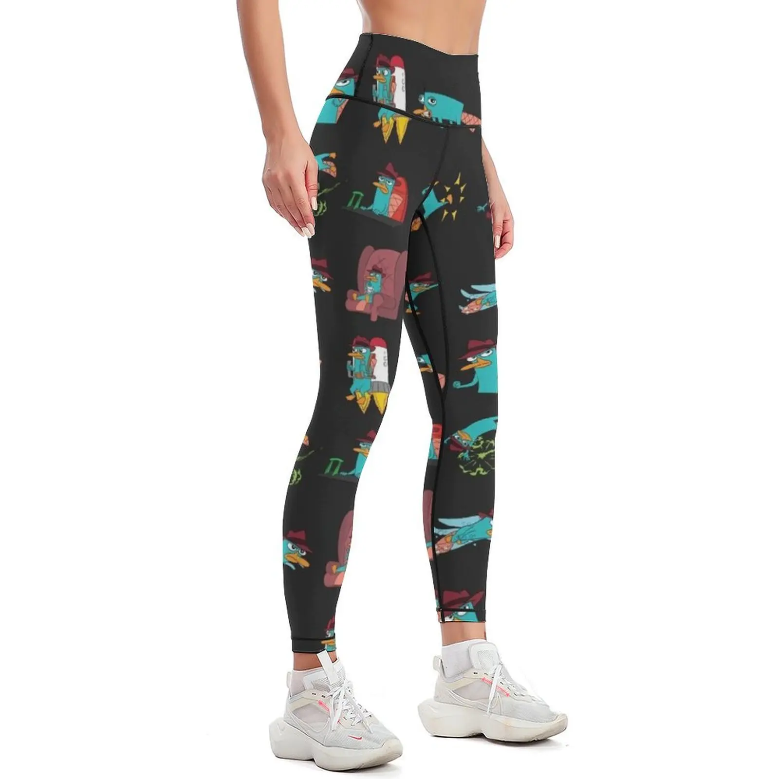 Leggings para mulheres, Sportswear para academia, Calças Esportivas, Agente P, Você pode chamá-lo