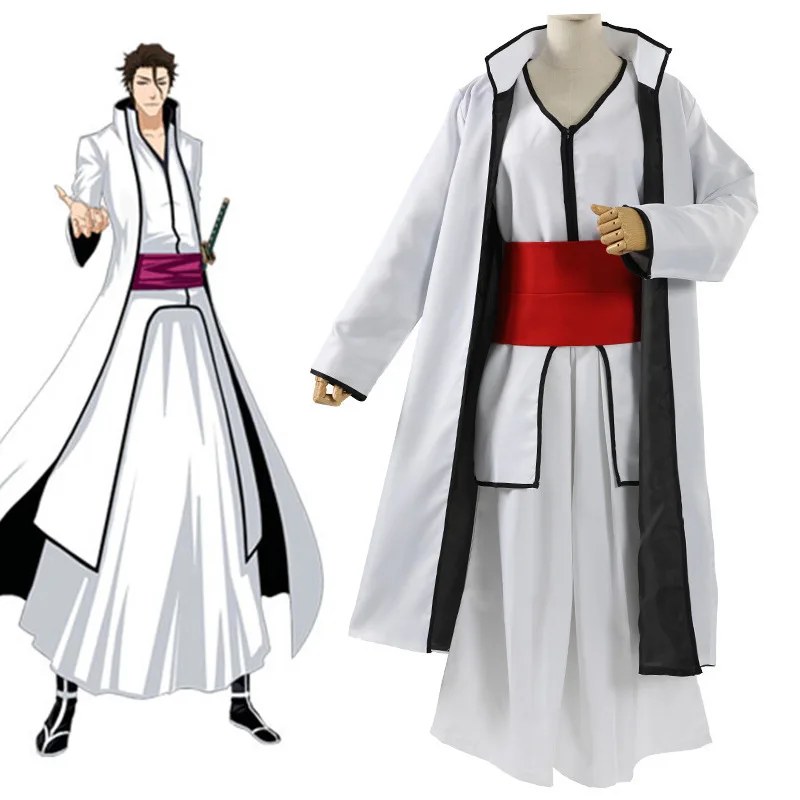

Captain Of The 13th Division Of The Soul Society Sosuke Aizen Hollow Cosplay In A Kimono Anime Cosplay Costume