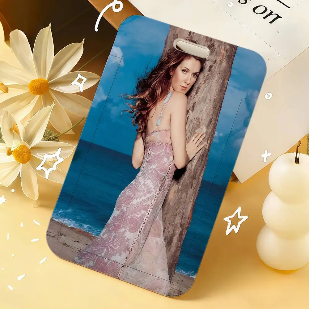 Fundas para Tarjetas Singer C-Celine D-Dion-N, Porta Tarjetas con Correa, Estuche para Tarjetas de Autobús para Estudiantes y Niños, Porta Identificación