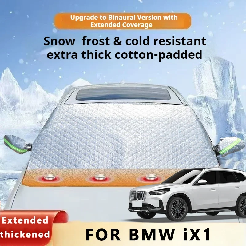 

Thickened Car Now Sunshade Windshield Cover With 5/9 Magnets UV Protection Anti Snow Sunlight For BMW IX1 XDrive30L X F48 F49