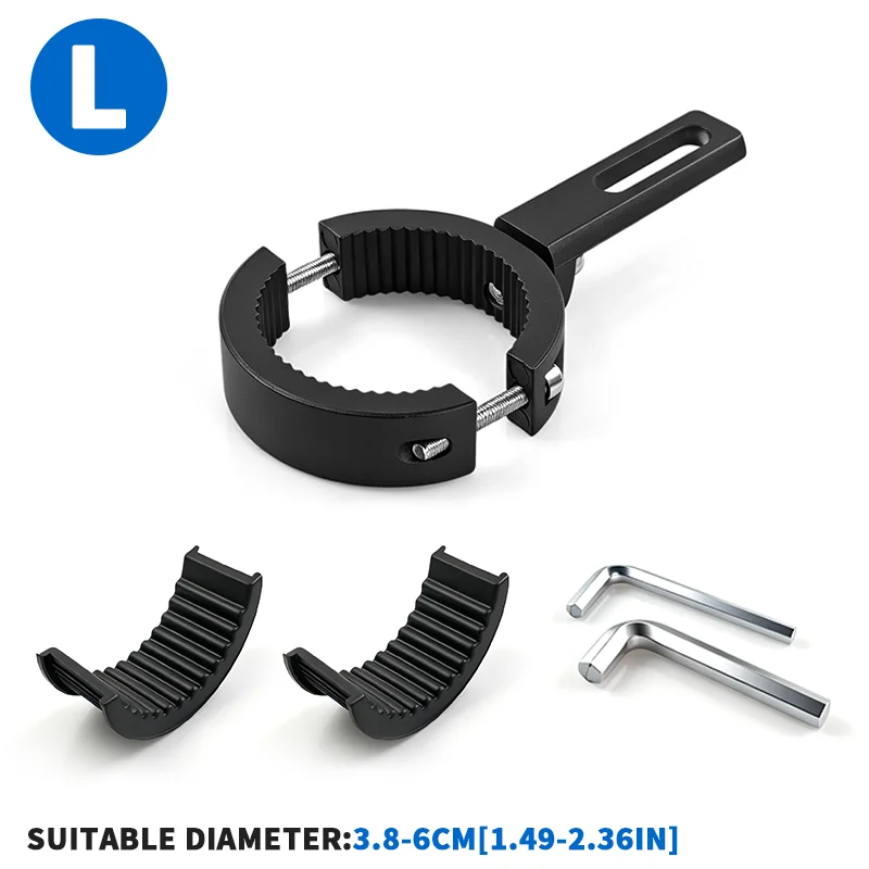 Zusätzliche LED-Motorradbeleuchtung Halterung Moto-Scheinwerfer-Halter Motorrad-Scheinwerferhalterung Vordergabel-Klemmhalterung – Detail 10