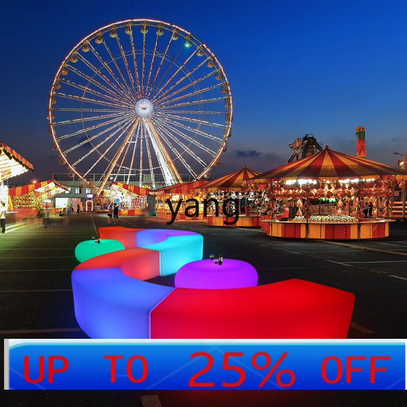 

LMM Outdoor Chair Curved Commercial Display Stool Square Chair