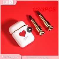 1/2/3PCS Mansly Lipstick Set Kawaii Earphone Shape  Korean Lipstick 2 Colors in 1 Makeup Lip  Velvet Lipstick Set  Lipstick