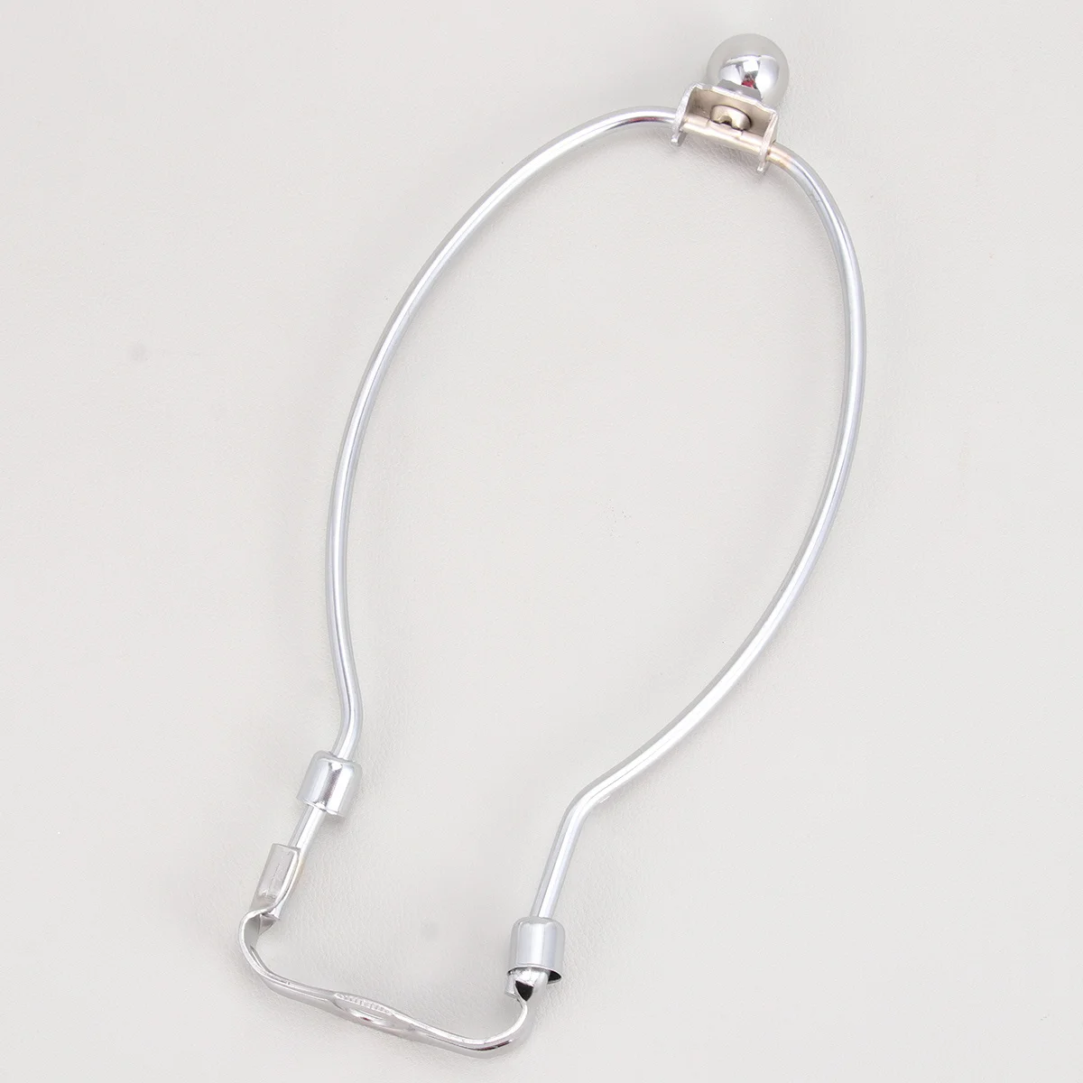 

3Pcs Lamp Harp Holder Silver Metal Plated Heavy Duty Rust Resistant for Modern Lighting Fixtures Contemporary Home Decor Table