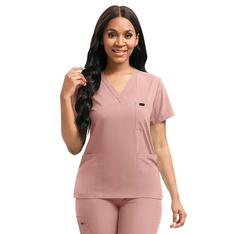 Roupas cirúrgicas hospitalares, uniformes médicos, conjuntos de esfoliantes femininos, acessórios para médicos e enfermeiros, conjunto de roupas de trabalho para salão de beleza dental