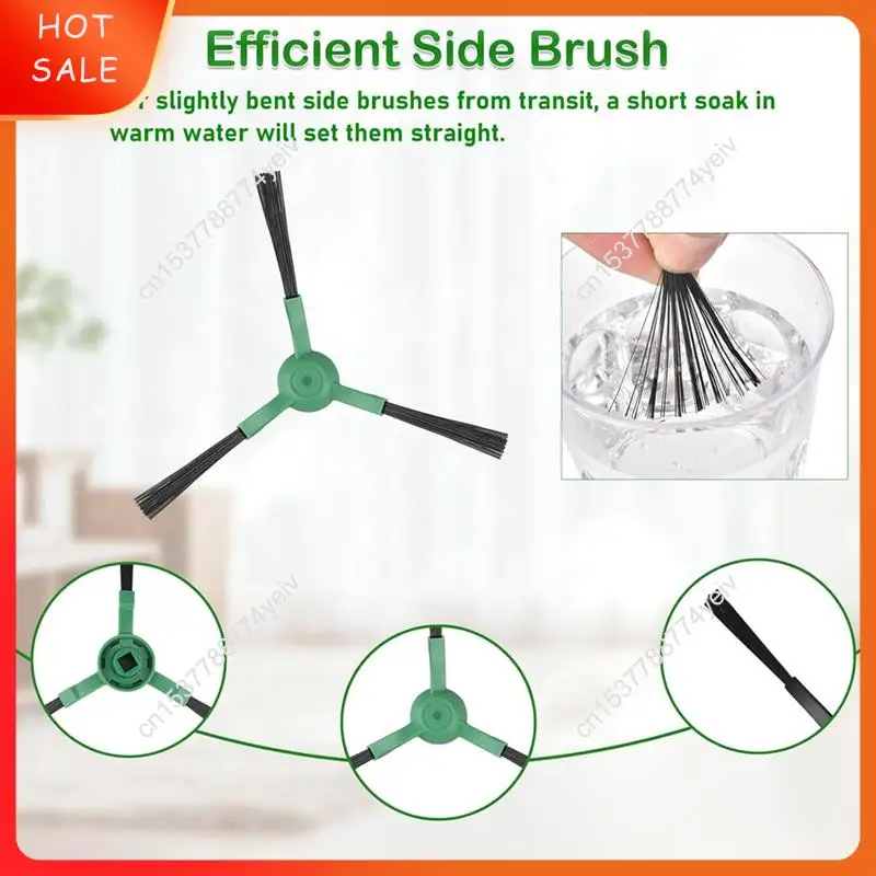 قطع غيار مجموعة ملحقات المكنسة الكهربائية الروبوتية الأساسية لـ Irobot Roomba 2 Q0520 A62X