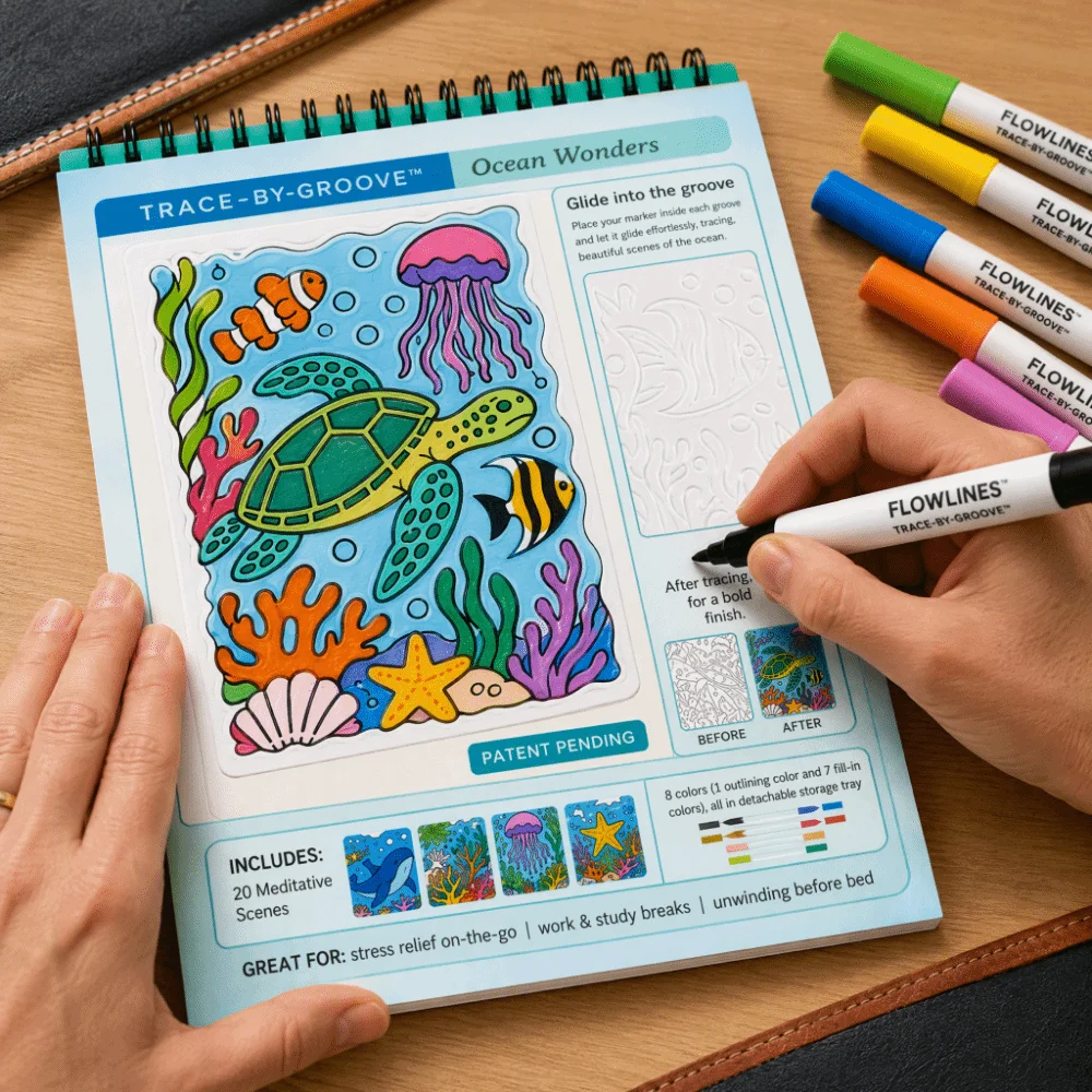 Easy Cartoon Coloring Book Anti Anxiety Stress Relief Doodle Activity Book Educational Theme DIY Design Drawing Art Book