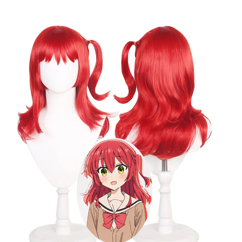 

Anime BOCCHI THE ROCK Kita Ikuyo Cosplay Wig Halloween Carnival Party Red Wigs Women Heat Resistant Hair