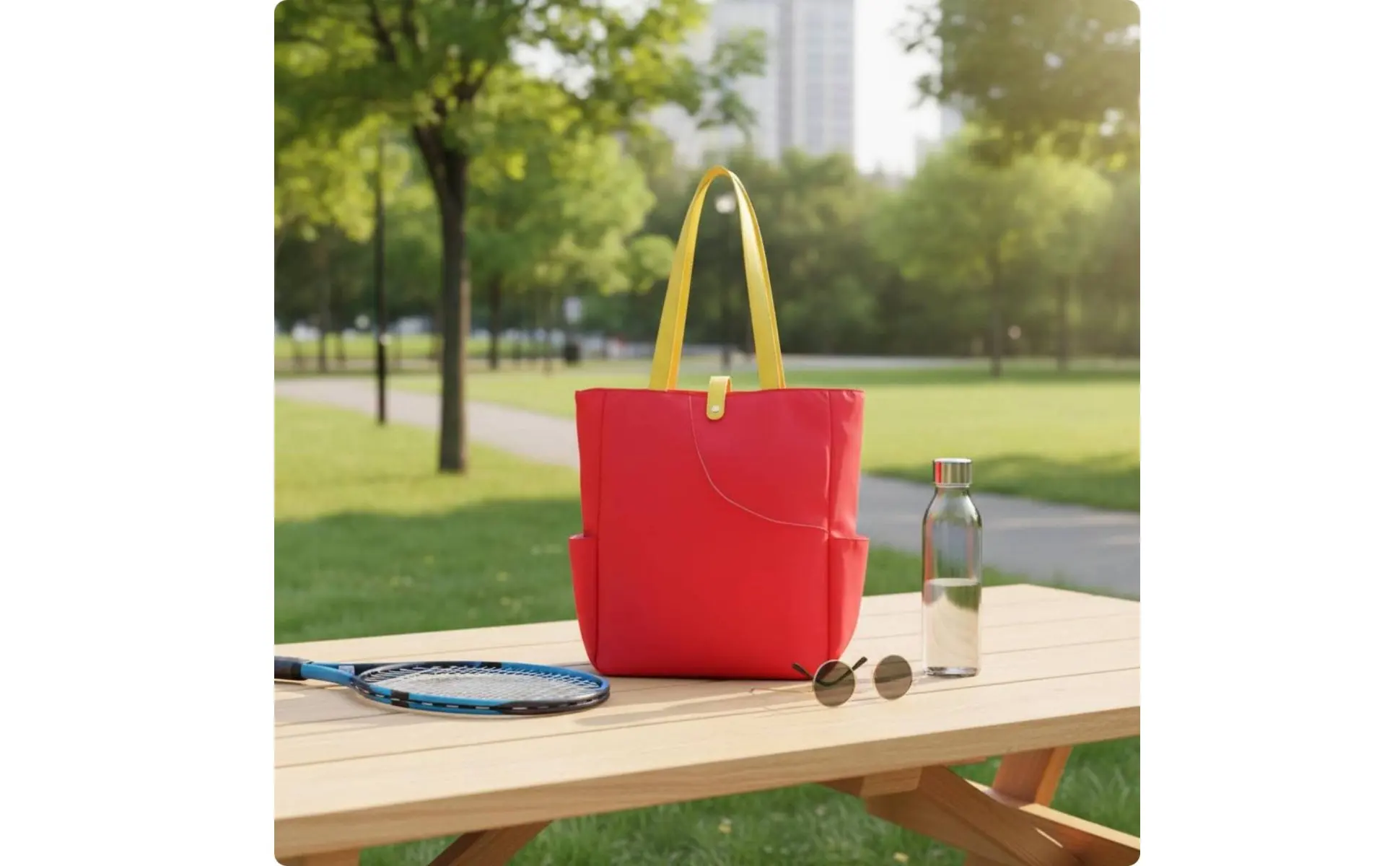 Pickleball Paddle Tote Multiple Pockets Tennis Tote Bag Tennis Racket Storage Bag Strong Protection Sports Gear for Travel