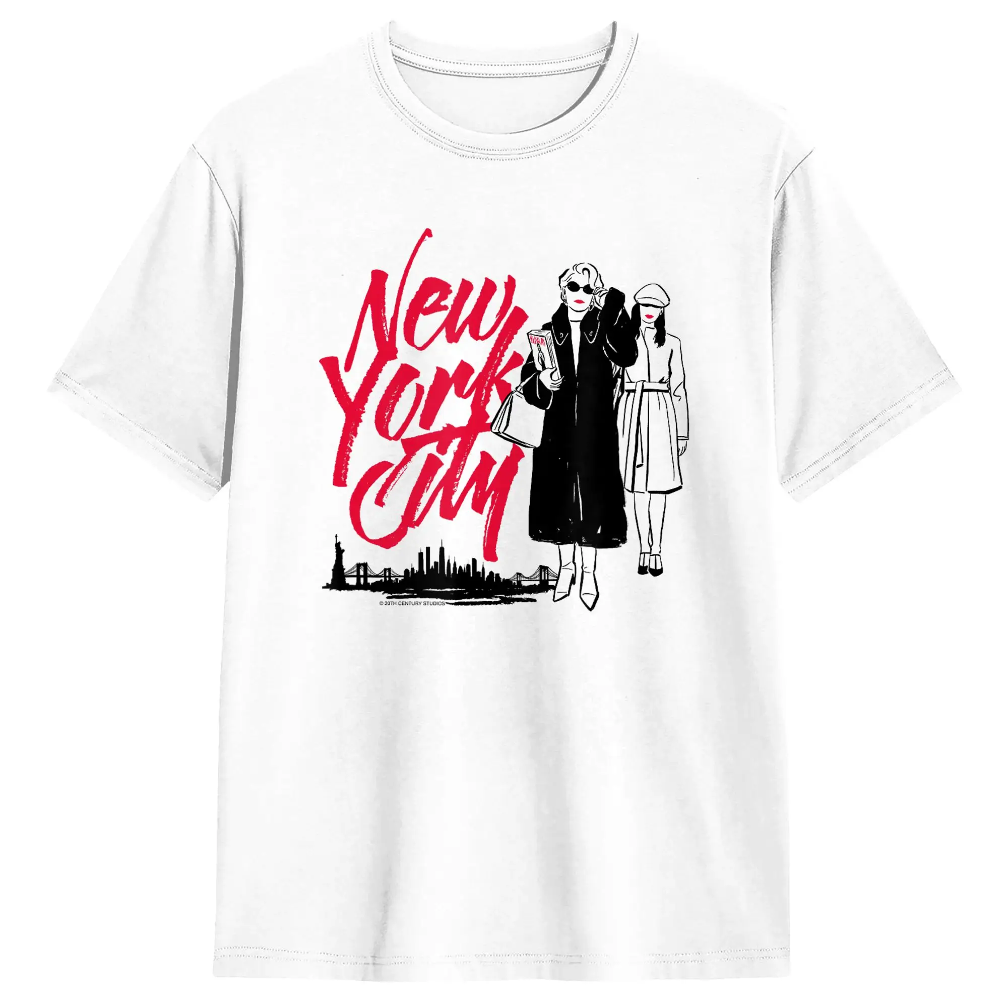 Streetwear T-Shirt The Devil Wears Pradad   Pure Cotton T-Shirts New York City Fashion Tee Shirt for Male Summer Y2K Clothes