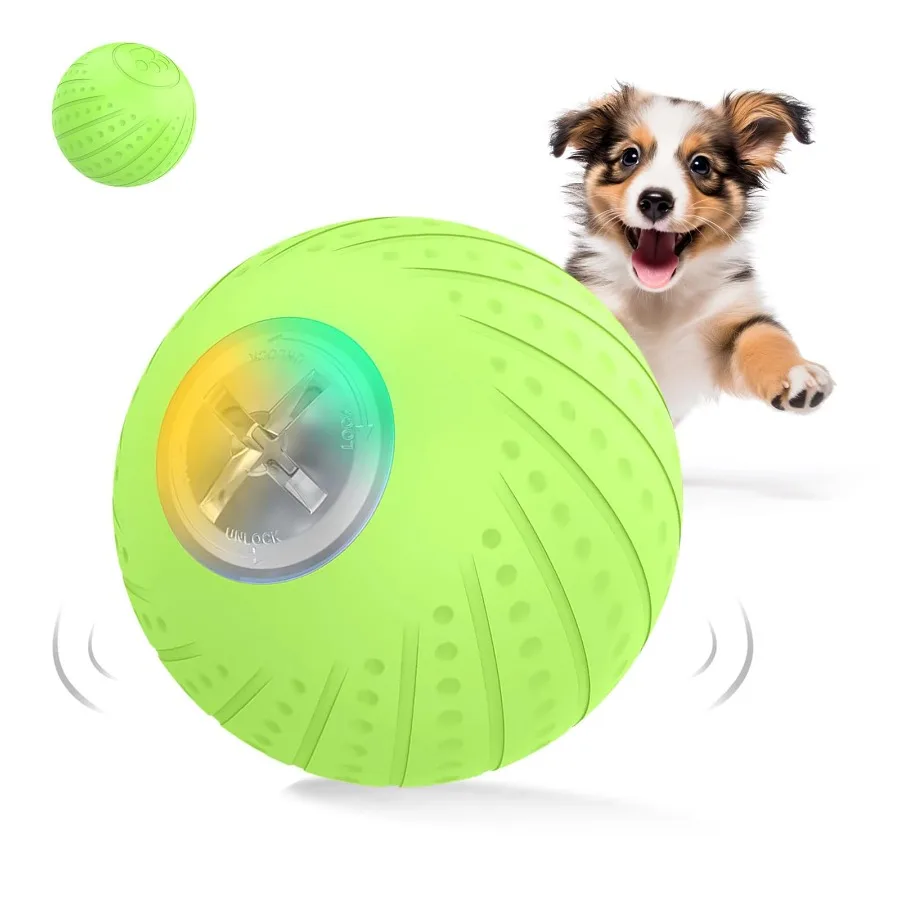 

Pet Toy Ball Electric Interactive Game Gravity Sensor Smart Jumping Rolling Ball Automatic Moving Puppy Cat Entertainment Toys