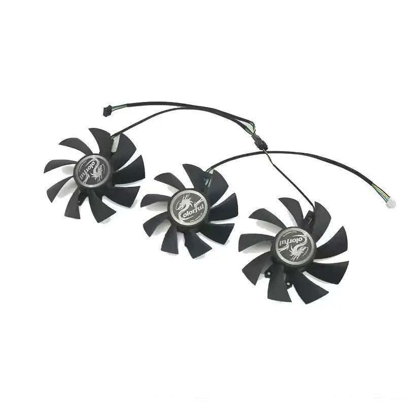 85MM 75MM New 4Pin iGame RTX2070 SUPER RTX2060 Cooling Fan For Colorful GeForce GTX 1660 SUPER Ultra RTX 2060 Ultra GPU Fan