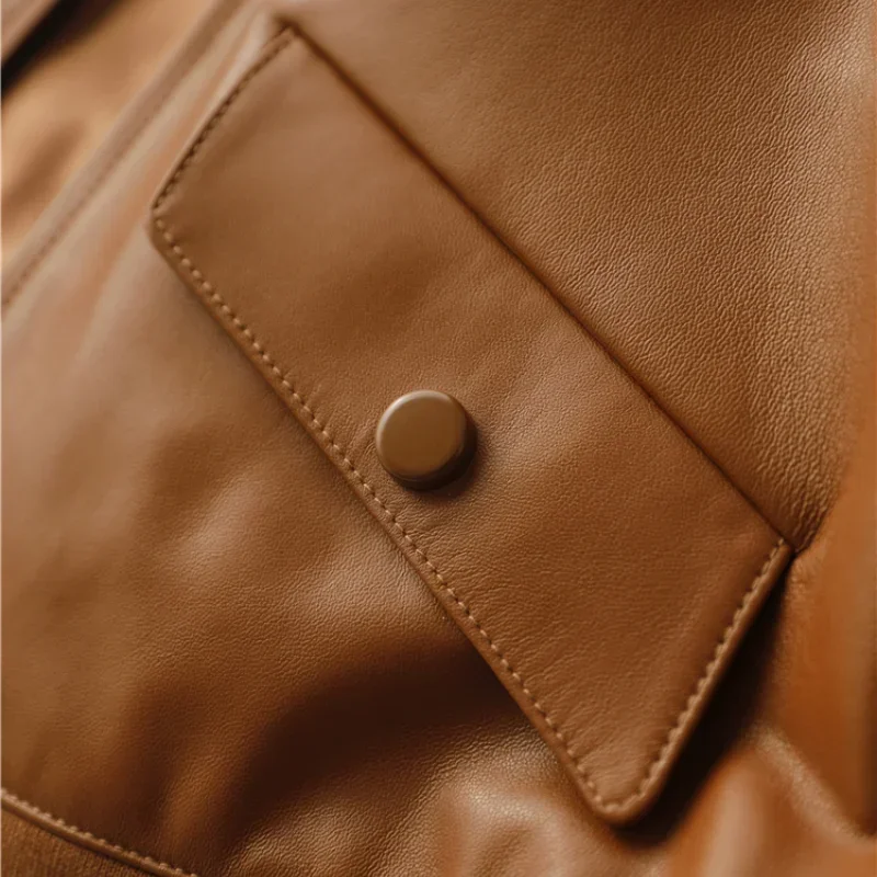 Tajiyane Echt Schaffell Mantel Weibliche Leder Jacke Kurze Motorrad Frauen Mäntel Frühling Mode Kleidung Casaco Feminino HLY01