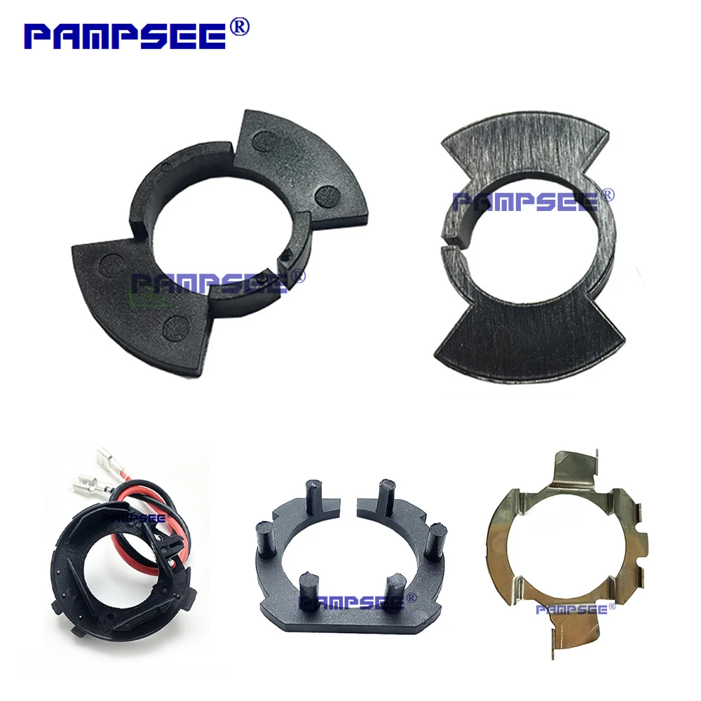 H7 H1 LED Headlight Bulb Adapter Base Retainer Holder Socket Lamp Mount Bracket For Honda Hyundai KIA VW Skoda Benz Mondeo Mazda