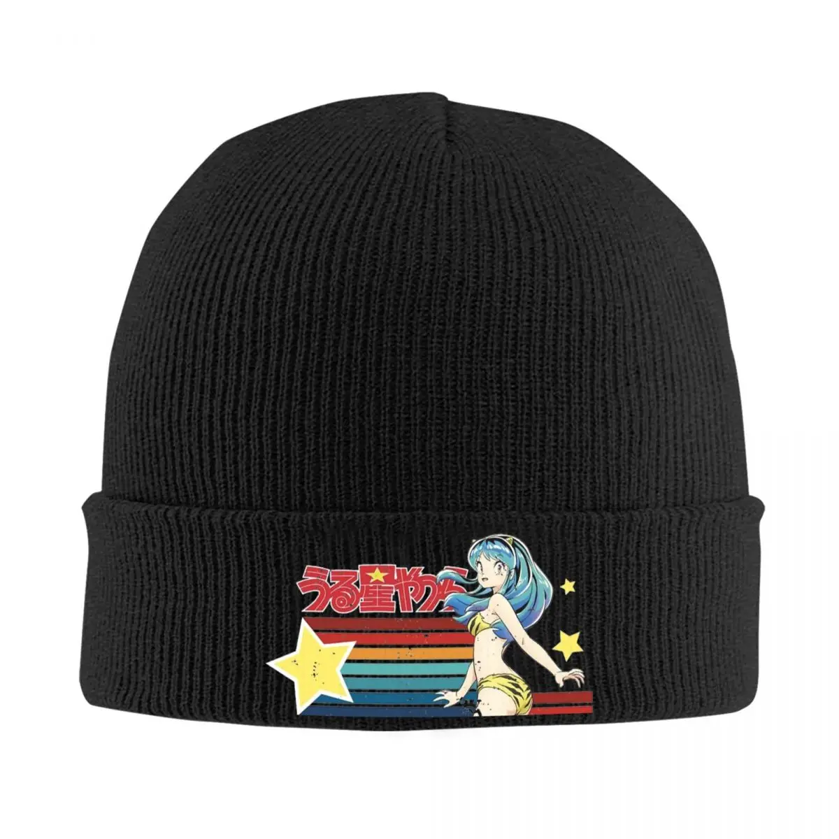 Urusei Yatsura Lamu Beanie Hats Knit Hat Gym Warm Soft Adult Unisex Caps Autumn Winter Custom Street Bonnet Hats Gift Idea