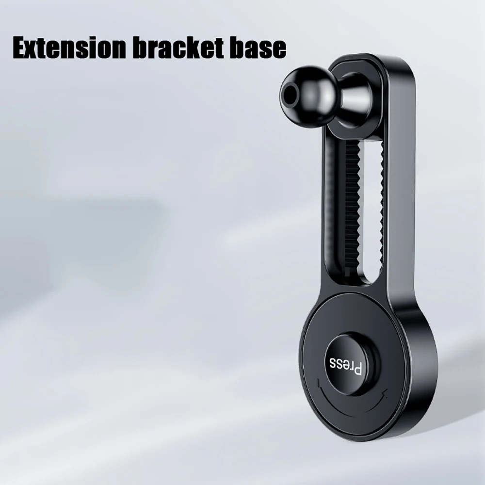 Car Phone Holder Bracket Accessories Interior Air Outlet Vent Base Gadget Auto Cellphone Support Ball Head Bracket Extension Rod image 2