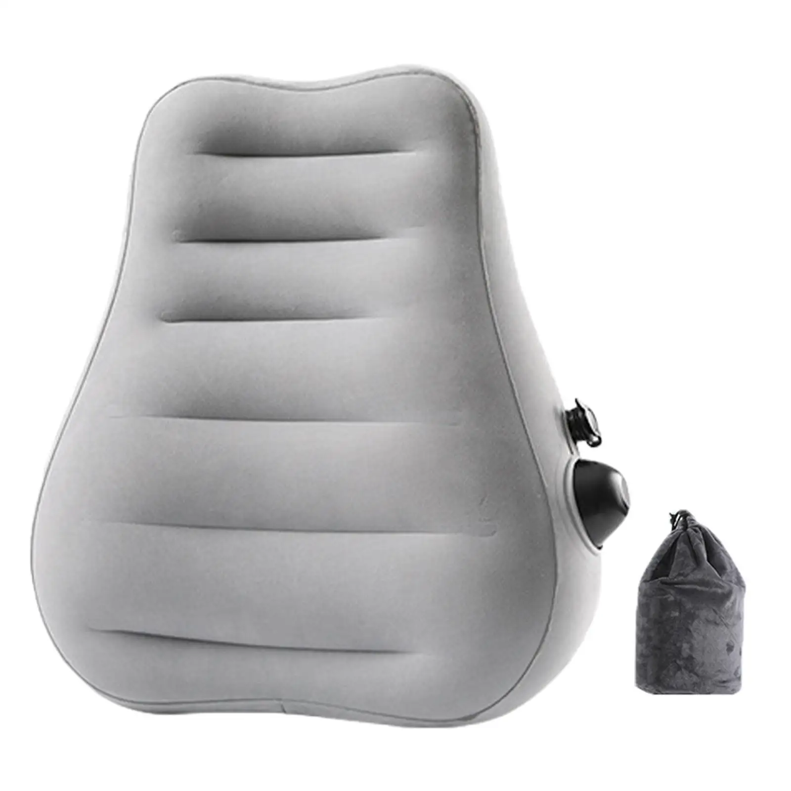 Pillow Easy to Inflate Multipurpose Portable Comfortable Inflatable Wedge Pillow for Airplane Sleeping Home Camping Car