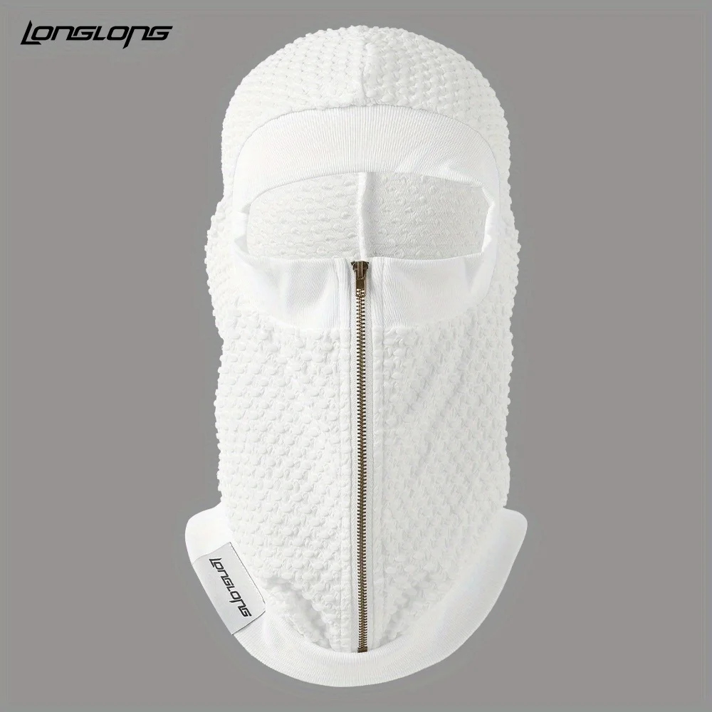 LONGLONG Balaclava Face Mask, Zipper Ski Mask Fancy Full Face Mask for Men Women