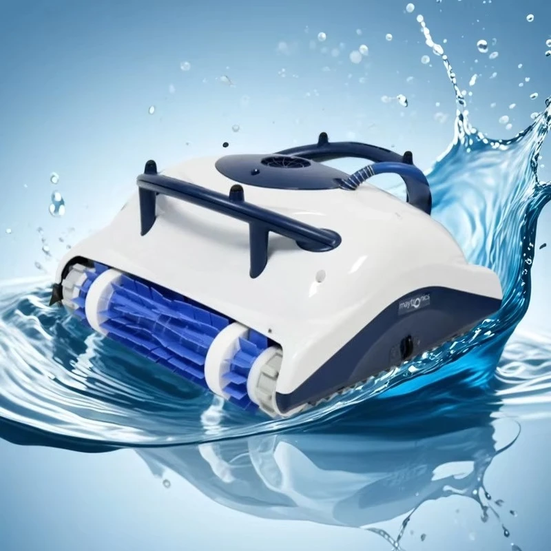 مكنسة كهربائية روبوتية لحمام السباحة، مقشدة حمام السباحة السلكية وكلوريد تنظيف حمام السباحة