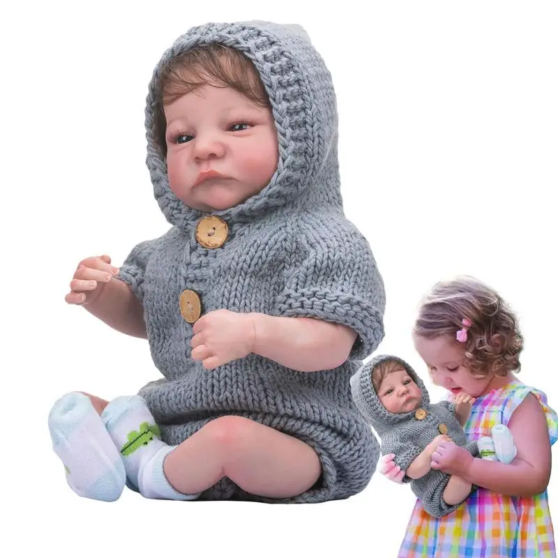 Reborn Toddler 20inch Soft Silicone Full Body Babydoll Handmade And Realistic Toddler With Cloths Gifts For Reborn Enthusiast