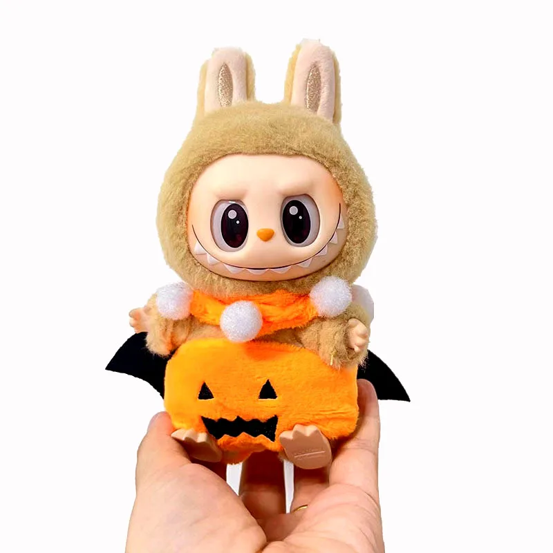 

Keychain costume pendant Labubu Festival Bat pumpkin set cute Doll Dress Accessories Birthday Gifts No Toys