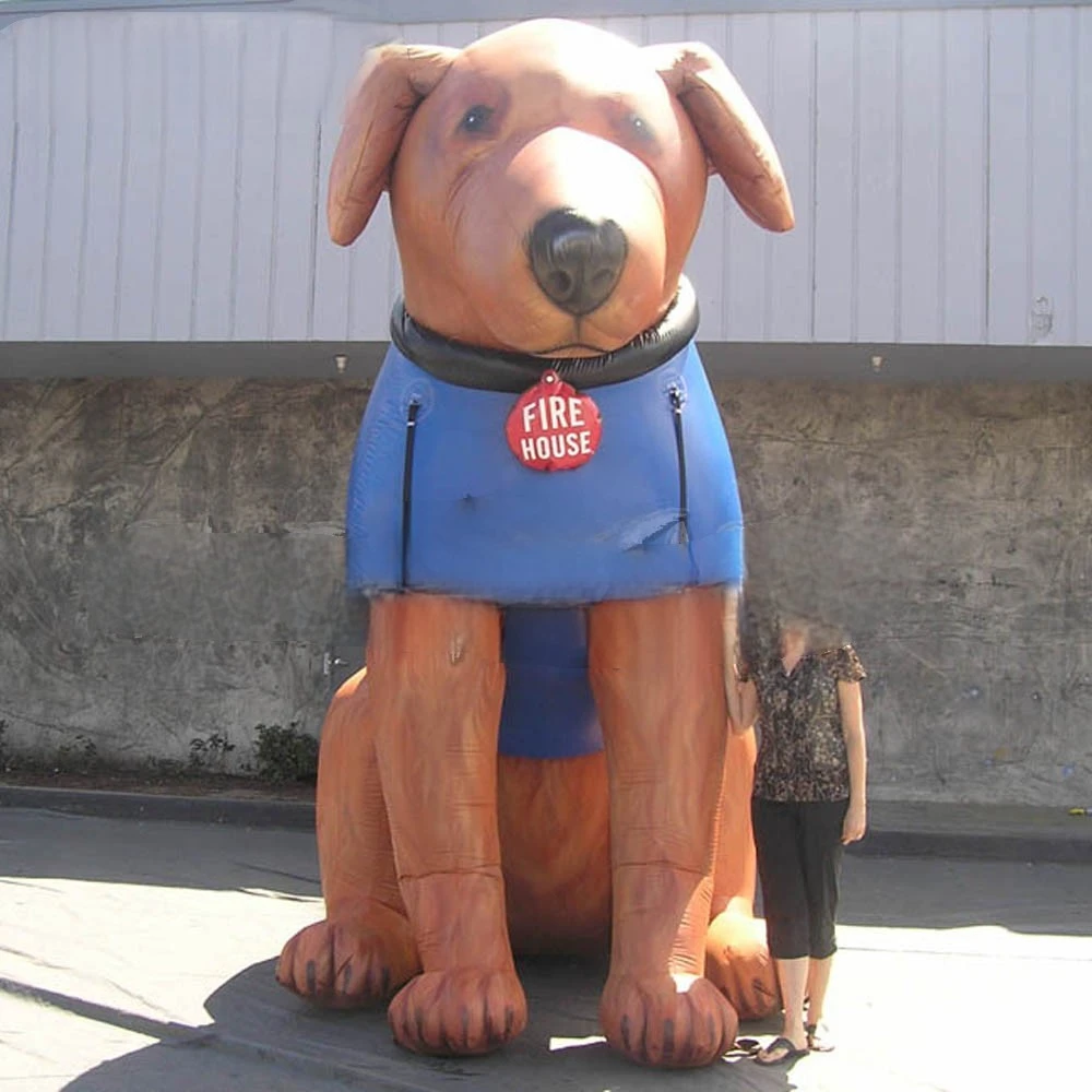 

pet dog model large Giant inflatable inflatable animal mascot advertising customized brown