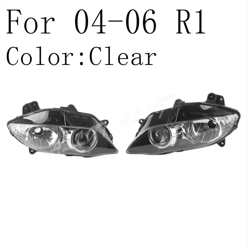 

Motorcycle Front Headlamp Headlight Assembly For Yamaha R1 1998- 2014