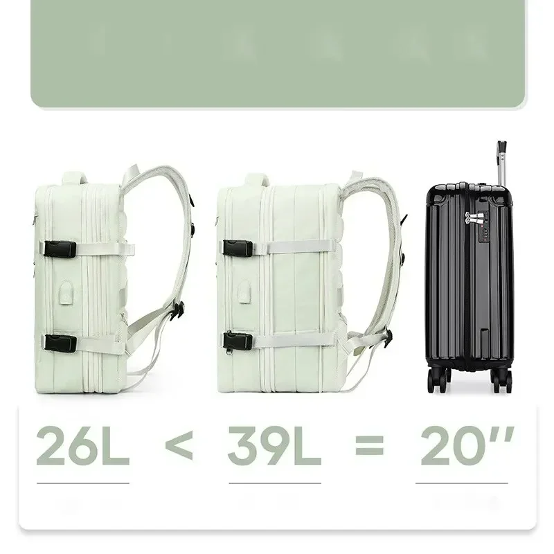 Outdoor Travel Expanding Backpack Airplane Approval Backpack Expanding Packpack Travel Laptop Storage Packs Expanding Backpacks