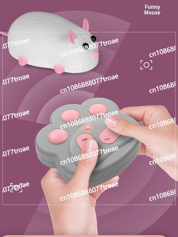 Remote mouse simulation, electronic pet toys, teasing cats and dogs, anti scratch and anti bite