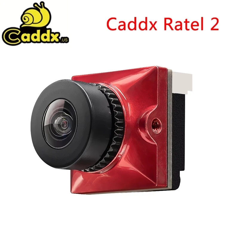 Caddx Ratel 2 V2 FPV kamera Ratel2 2.1mm obiektyw 16:9/4:3 NTSC/PAL przełączany Super WDR 19*19mm do Model RC dronów wyścigowych FPV