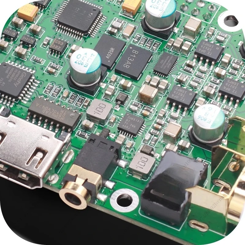 DAC Audio Decoder Board, for Raspberry Pi, ES9038Q2M Hifi Fever, Coaxial Fiber I2S DSD512 Decoder Board