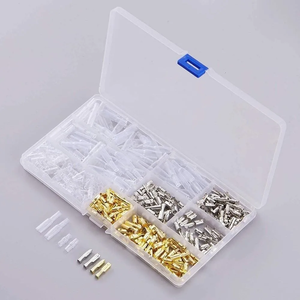 Versatile Tinplate Wire Terminal Copper Round Lug Crimp Terminals Binding Post Bare Nose Lugs Electrical Terminals Wire Wiring