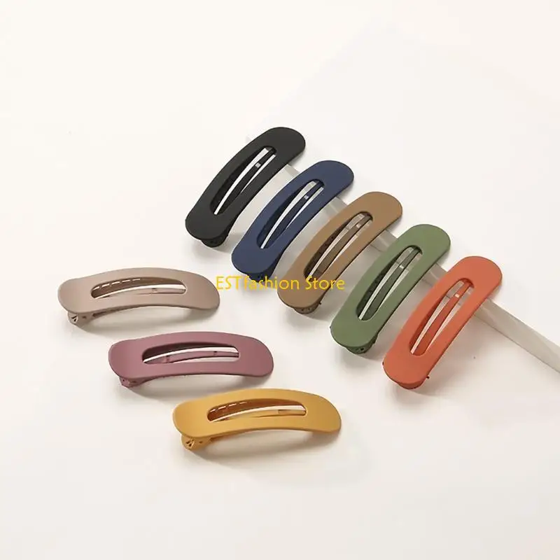 

Y5GC Frosted Color Hair Claw Clip Side Clip Multiuse Hair Sectioning Tool Accessory