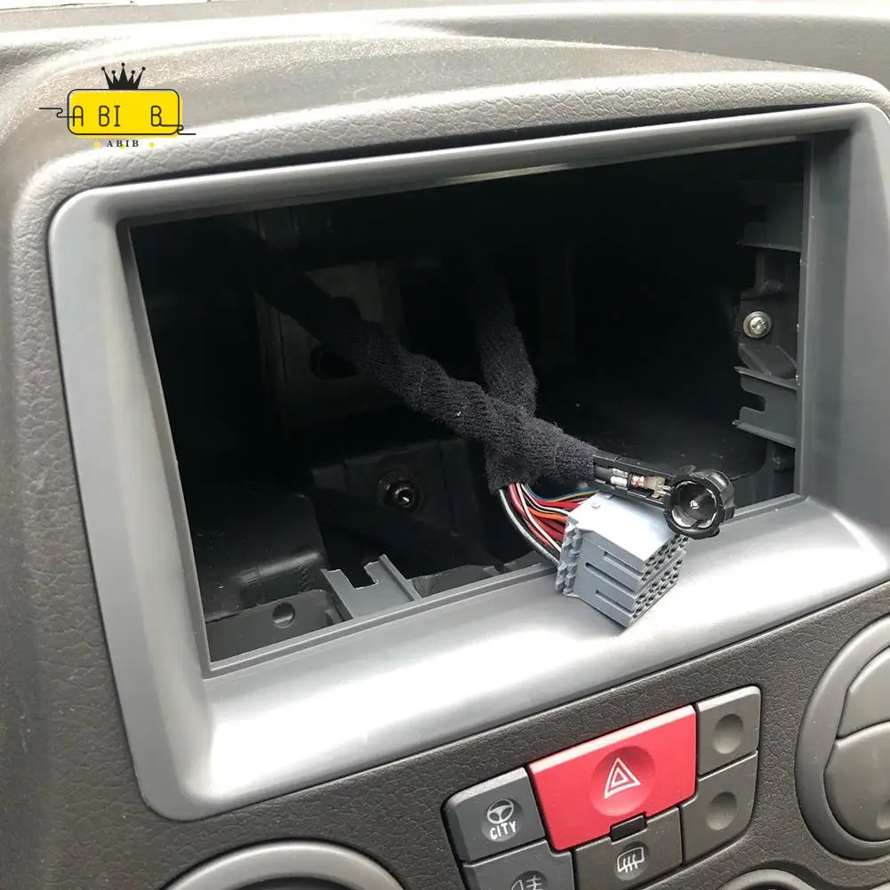ABIB -7 Inch 2 Din Car Stereo Radio Fascia Audio MP5 Installation Dash Adapter Frame Panel For 2003-2012 FIAT PANDA