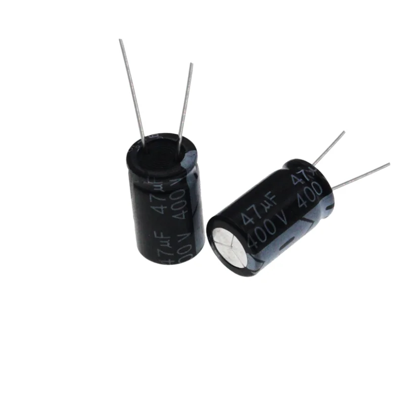 Aluminum Electrolytic Capacitor 400V 1uF 2.2 3.3 4.7 6.8 8.2 10 15 22 33 47 68 82 100 120 150 180 uF MFD