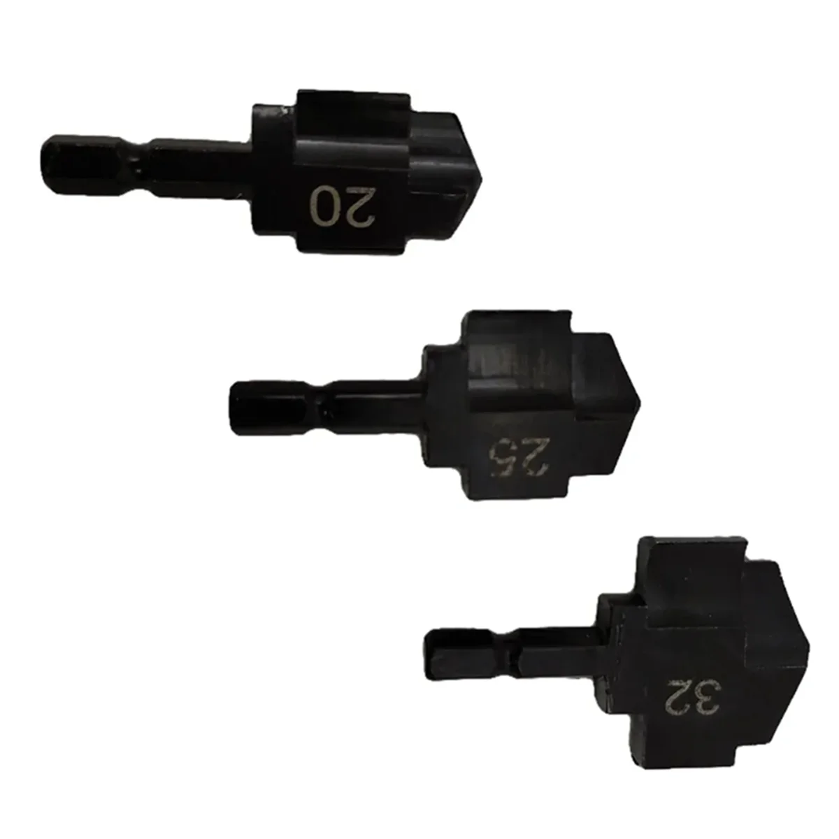 3 pezzi PPR sollevamento punta da trapano a gradini strumento di collegamento tubo dell'acqua 20/25/32 per idraulico tubo dell'acqua puncher punta da trapano Vogue