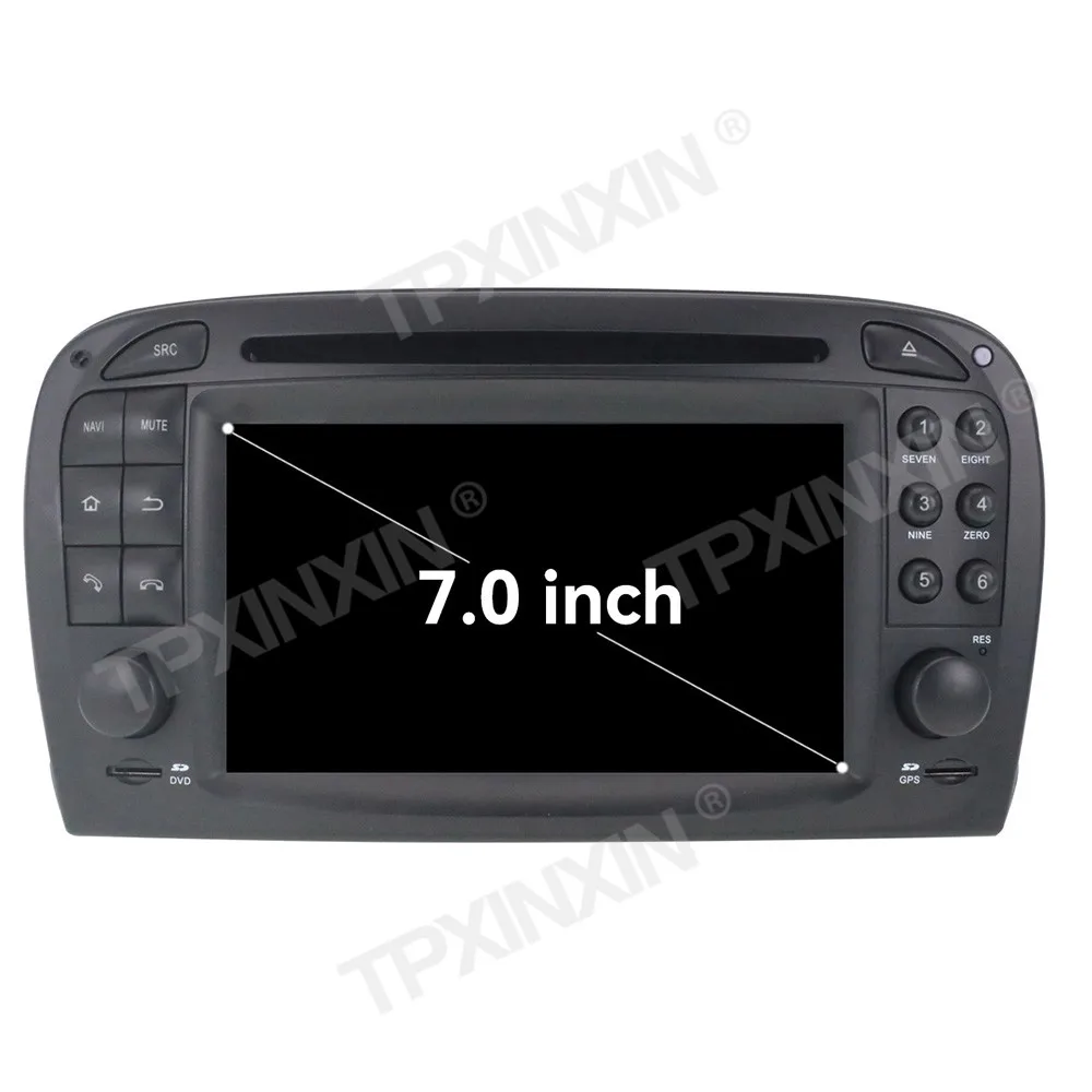 7 "Carplay Android Voor Mercedes-Benz SL 2001 2002 2003 2004 Autoradio GPS Navigatie Unit 4G WIFI DSP Scherm Auto Accessoires