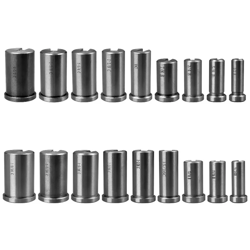 New 30pcs Keyway Broach Set Inch Sized 5pcs Broaches 1/2''-1-1/2'' 18pcs Bushings and 7pcs Shims HSS Keyway Tool for CNC Machine