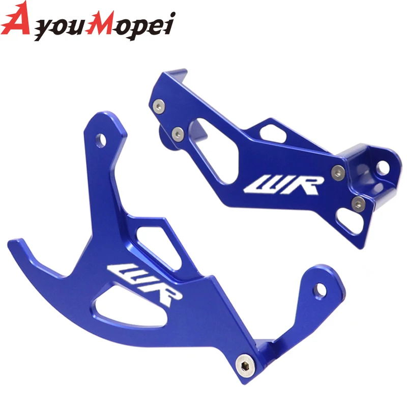 For YAMAHA WR250F WR450F WR250X WR250R WR 250F 450F 250X 250R Motorcycle WR LOGO CNC Rear Brake Caliper Guard Cover Protector