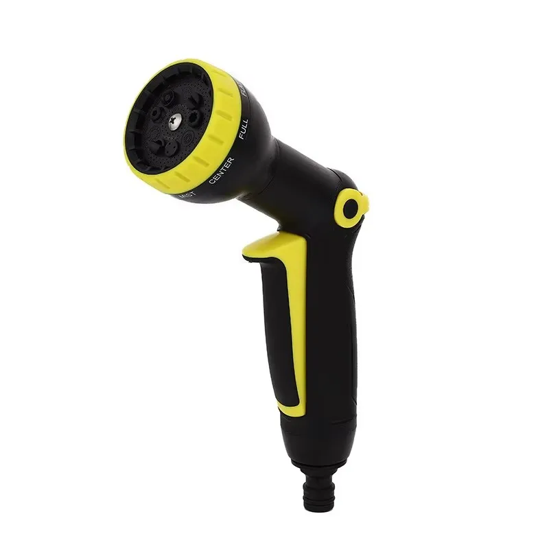 Retractable Garden Water Hose 25FT 50FT 75FT 100FT with Adjustable High-Pressure Spray Gun, Brass Fittings & Quick Connectors