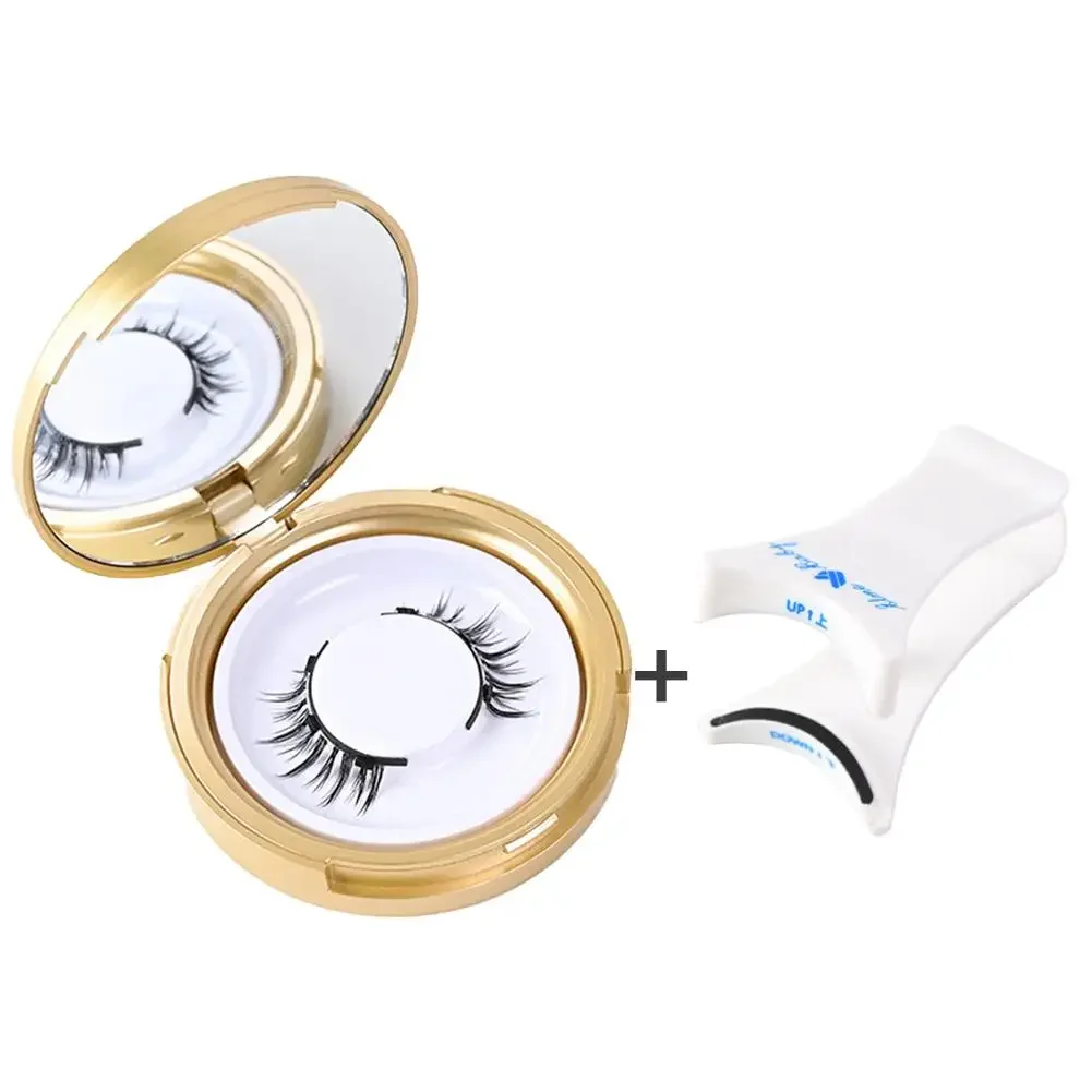 1Pair 3D LANBENA Magnetic False Eyelashes Reusable Nature Comic Demon Elf No Glue Needed Waterproof Magnetism Fashion Handmade