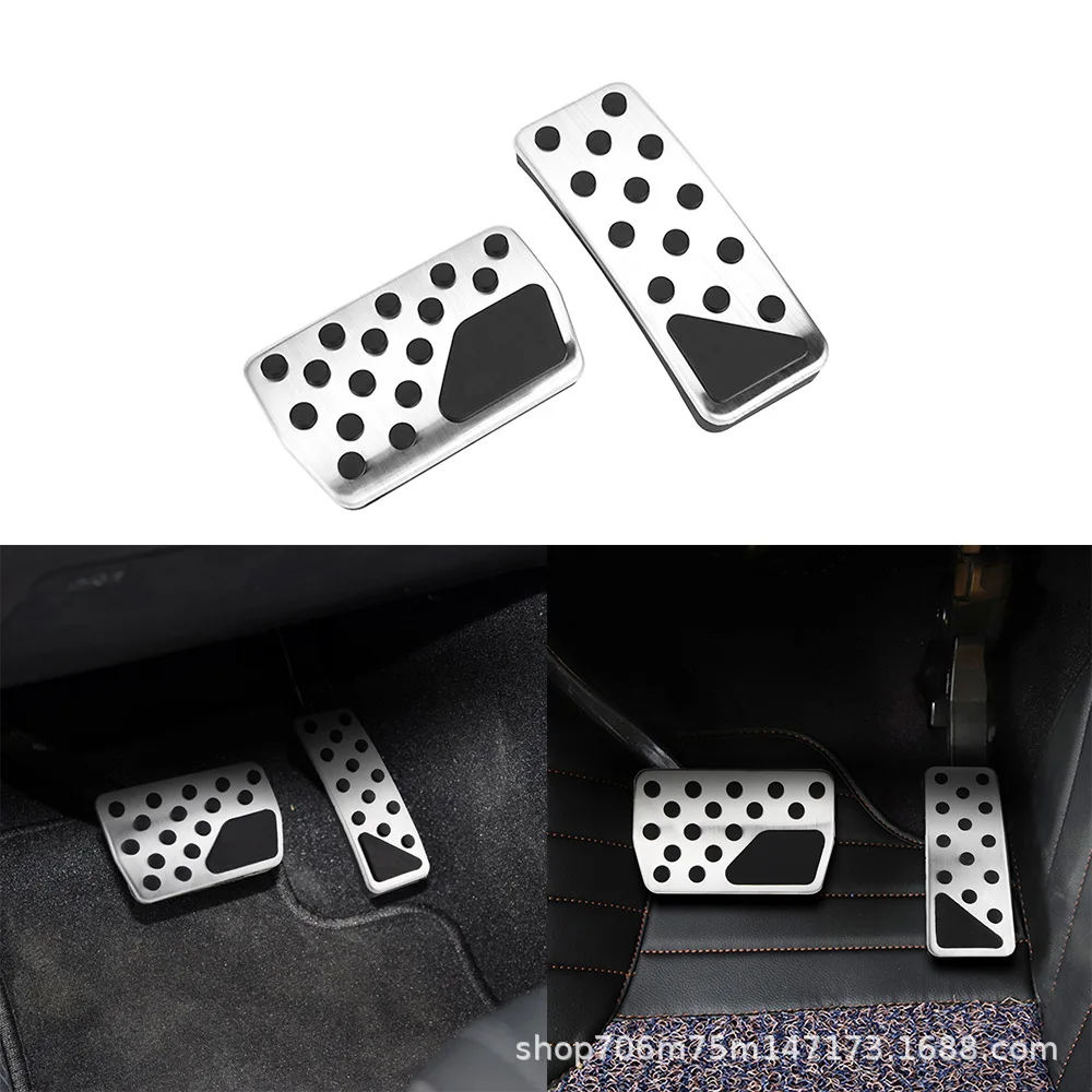 For Jeep 2011-2020 Grand Cherokee accelerator pedal automatic 2-piece stainless steel anti-skid foot pedal